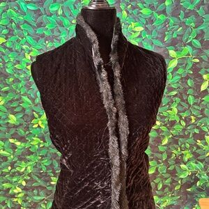 Velvet quilted jacket